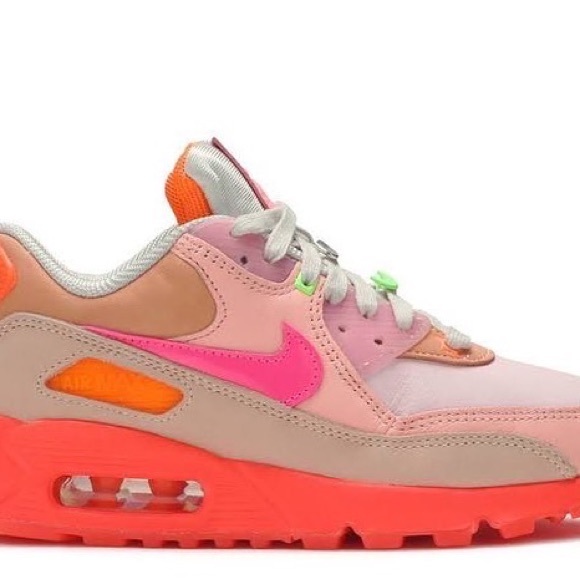 women's air max 90 platinum crimson - Picture 2 of 4